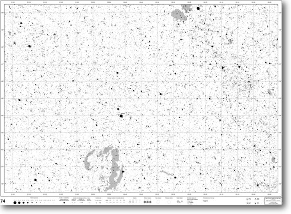 白鳥座の網状星雲付近